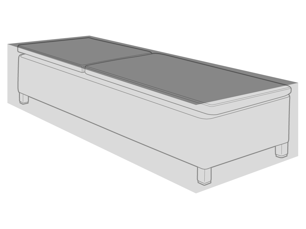 Clearspell Garden Lounger Cover 210cm x 75cm