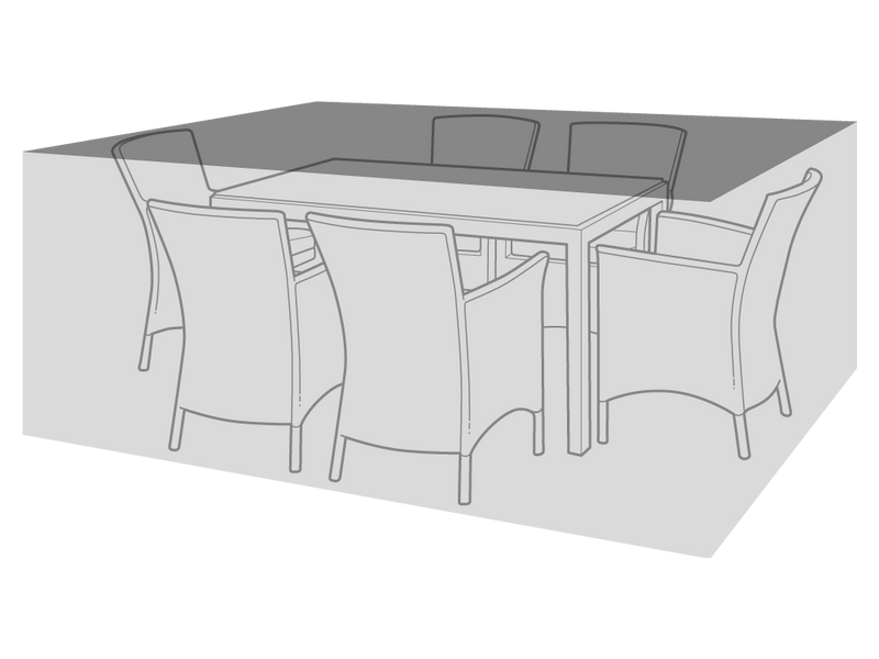 Clearspell Rectangular Garden Table Cover 180cm x 120cm